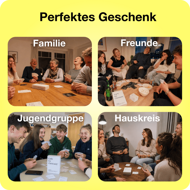 Cards For Christianity STARTER-BUNDLE mit Hauptspiel und 3 Themenpacks - Cards For Christianity