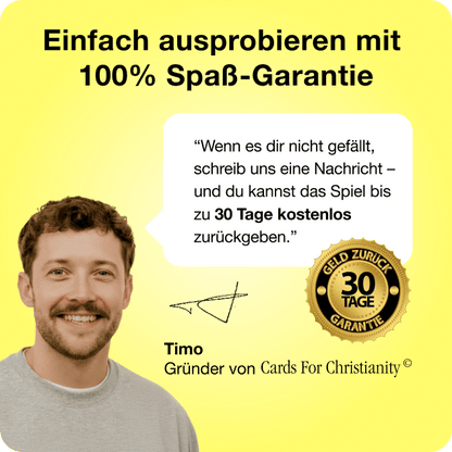 Cards For Christianity STARTER-BUNDLE mit Hauptspiel und 3 Themenpacks - Cards For Christianity
