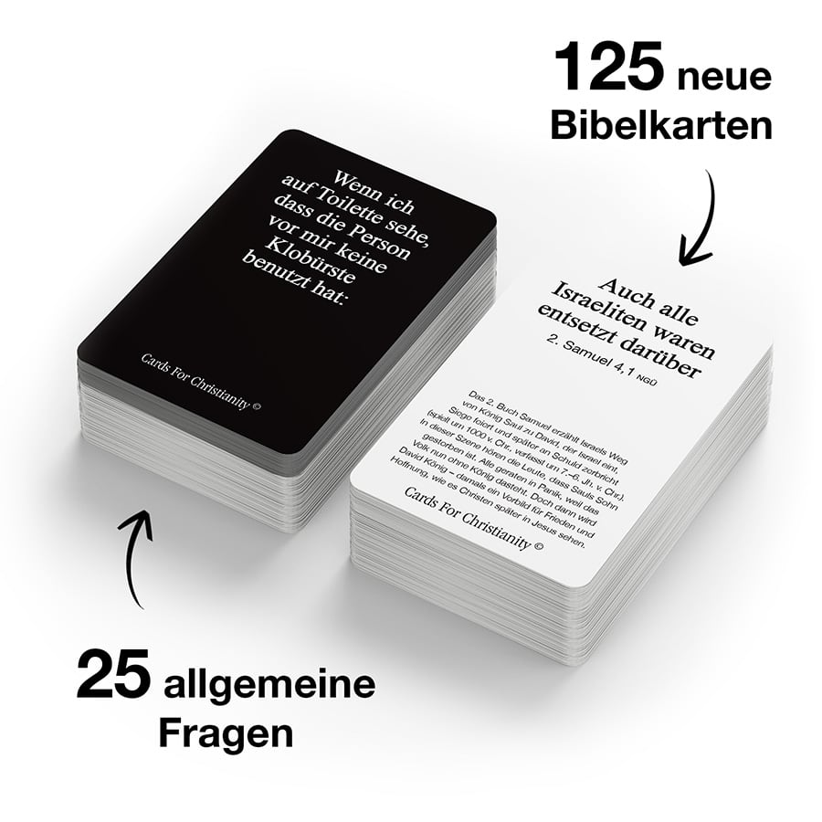 Cards For Christianity große Erweiterungs - Box mit 150 neuen Karten - Cards For Christianity