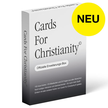 Cards For Christianity große Erweiterungs - Box mit 150 neuen Karten - Cards For Christianity