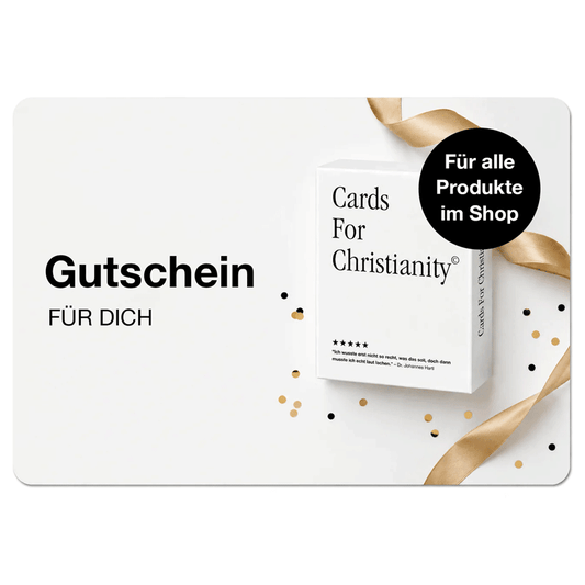 Geschenkgutschein - Cards For Christianity