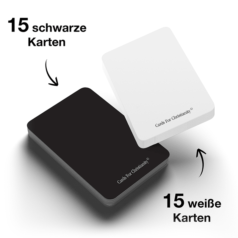 Cards For Christianity BLANKO-SET mit 30 Karten zum Selbstbeschriften - Cards For Christianity