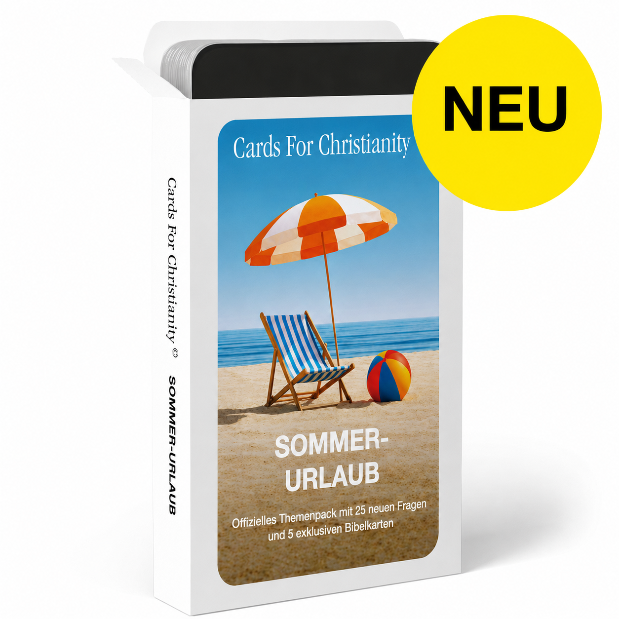 Cards For Christianity Themenpack SOMMER-URLAUB | Erweiterung für das Hauptspiel mit 30 neuen Karten